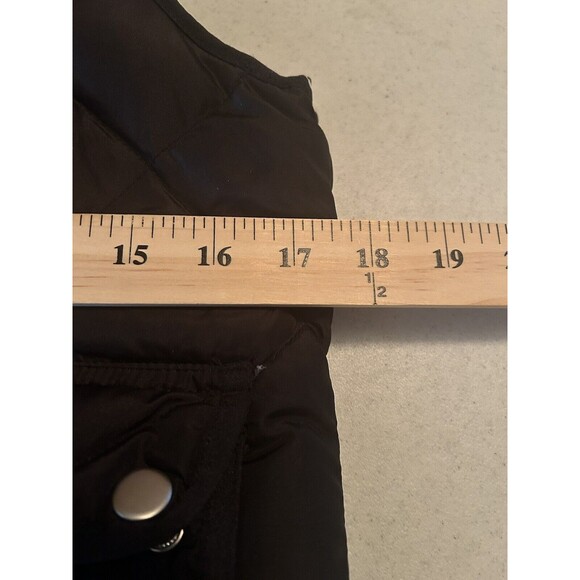 Woolrich Puffer Vest Womens Small Quilted Full Zip Black - Picture 6 of 7